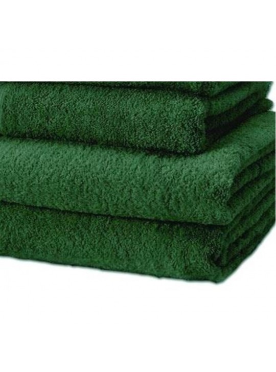 Face Towel 13" x 13" #1.50Lbs/dz Standard Full Terry 12/Pack color: FOREST GREEN